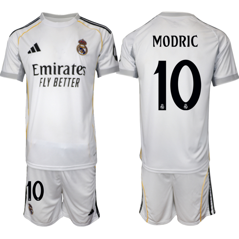 Men 2025-2026 Club Real Madrid home White #10 Soccer Jersey->real madrid jersey->Soccer Club Jersey